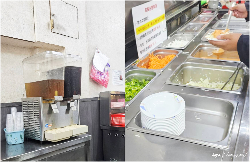 老夫子牛排忠孝夜市美食老店、內用自助吧無限享用